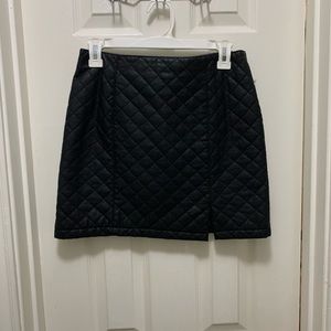 Women’s Black Pleather Skirt